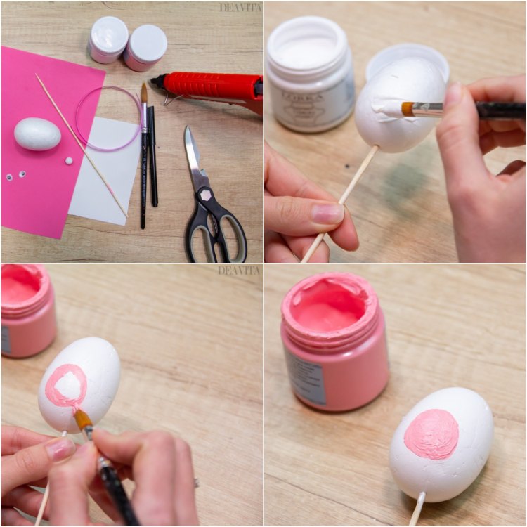 DIY Easter decoration ideas bunny egg tutorial