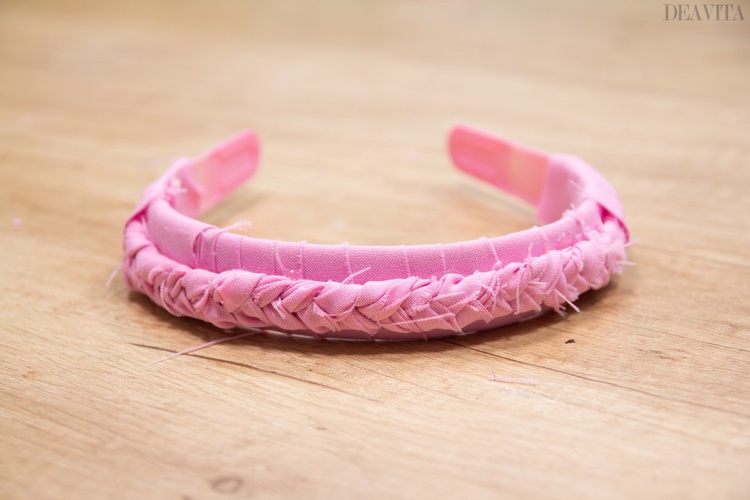 DIY hair accessories braided hairband