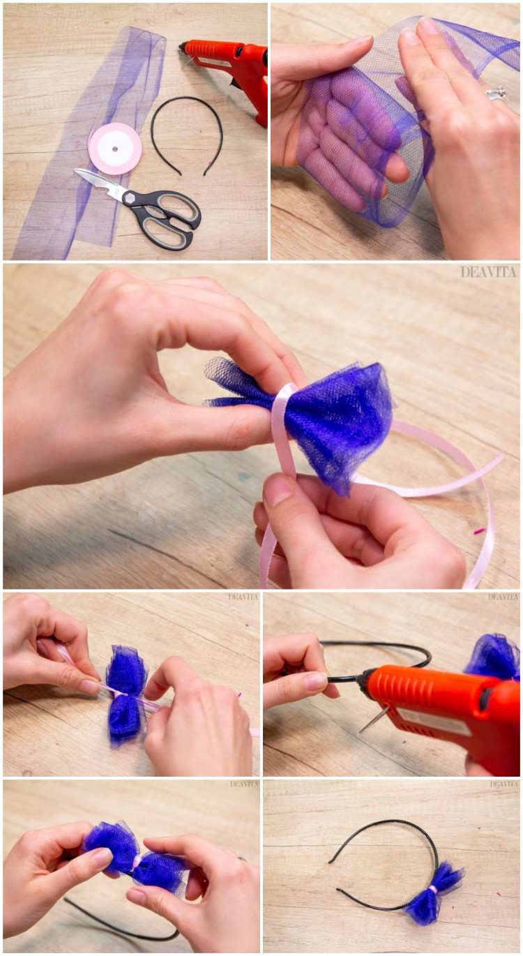 10 DIY Hair accessories – how to make beautiful hairbands and hairpins