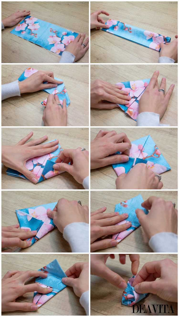 Easter napkin folding ideas Easter bunny tutorial