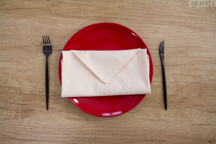Envelope napkin easy tutorial table decor