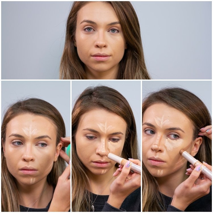 How to contour and highlight your face properly - makeup ...