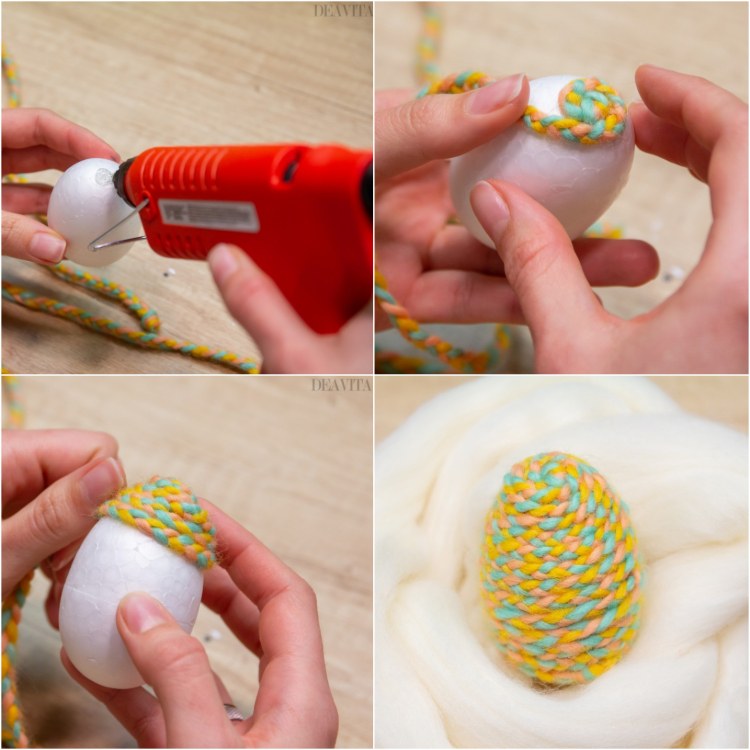 How to make a braided egg instructions