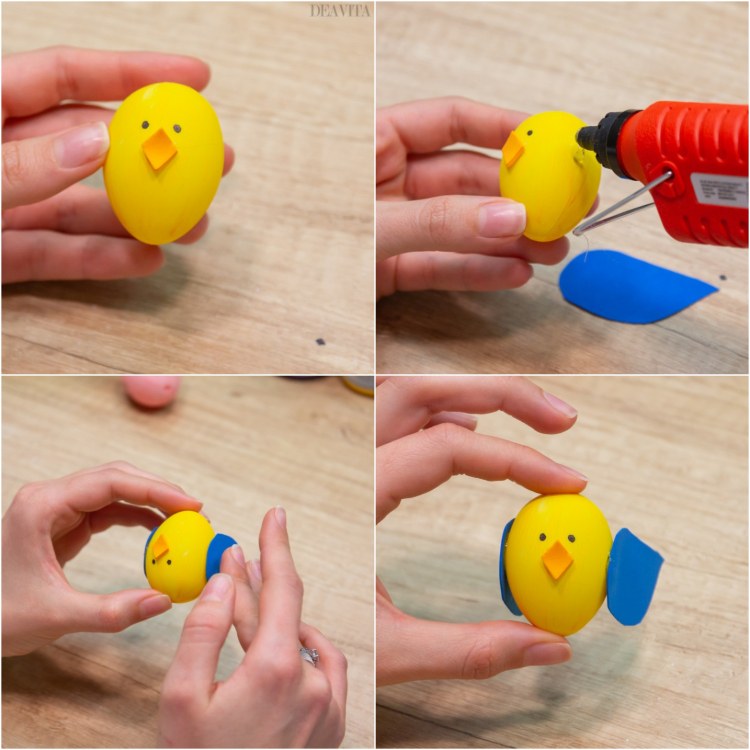 How to make bunny and chick Easter egg garland instructions