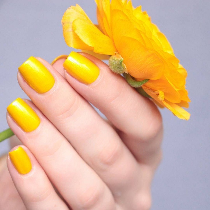 Yellow nail art designs spring summer ideas