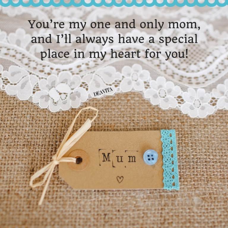 You are my one and only mom beautiful cards with photos
