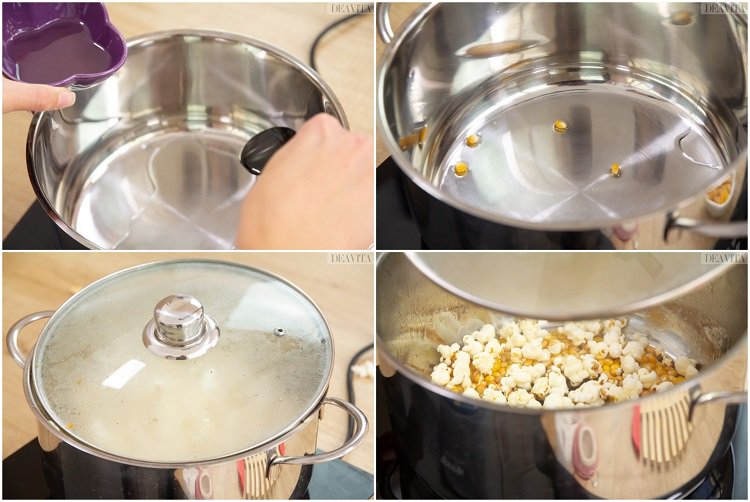 homemade popcorn recipe step by step