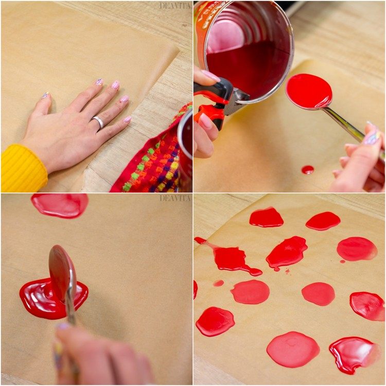 how to make a rose candle step by step