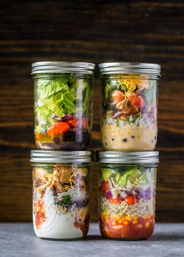 mason jar salad recipes quick and easy lunch ideas