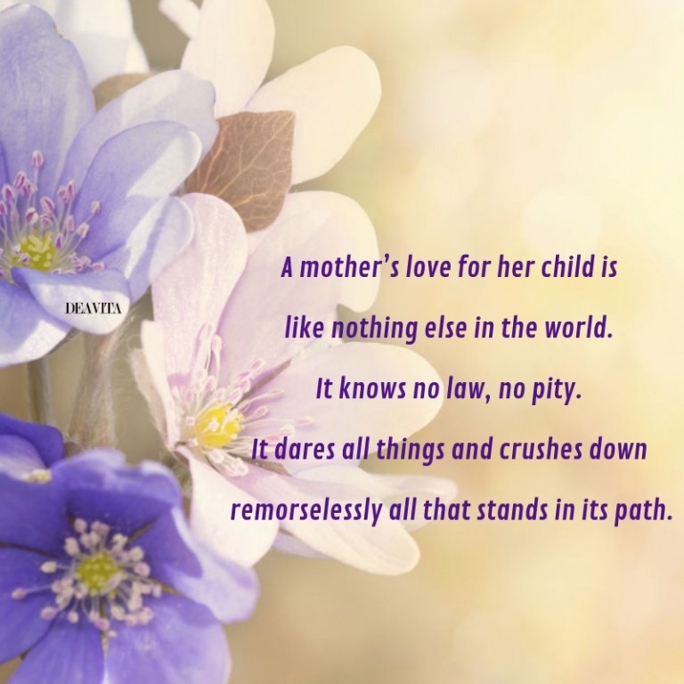 mothers love quotes great sayings with lovely photos
