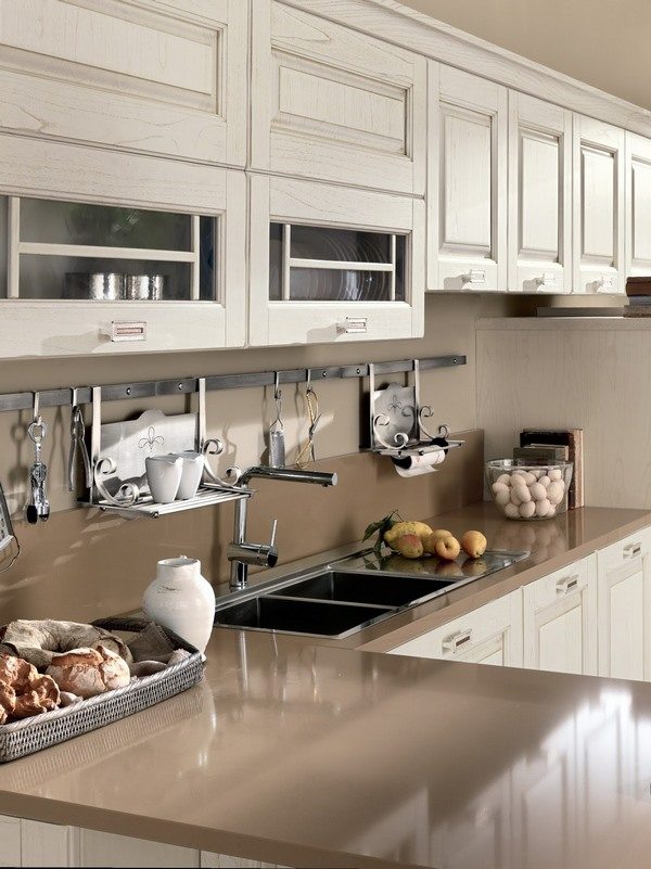 small kitchen organizers and storage ideas stainless steel rail