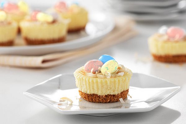 Easter dessert ideas easy mini cheesecakes