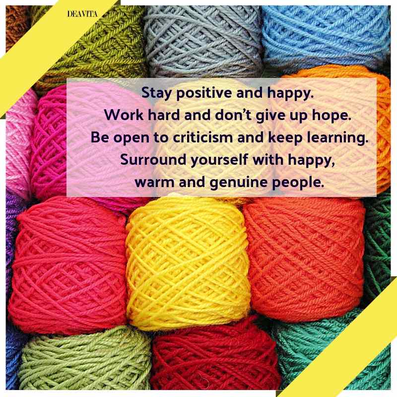 Motivational quotes about being positive and happy