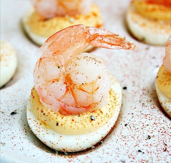 easy Easter appetizer recipes shrimp deviled eggs