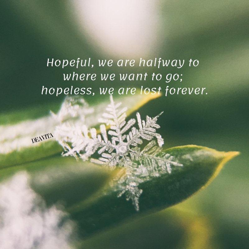 being hopeful motivational quotes and sayings