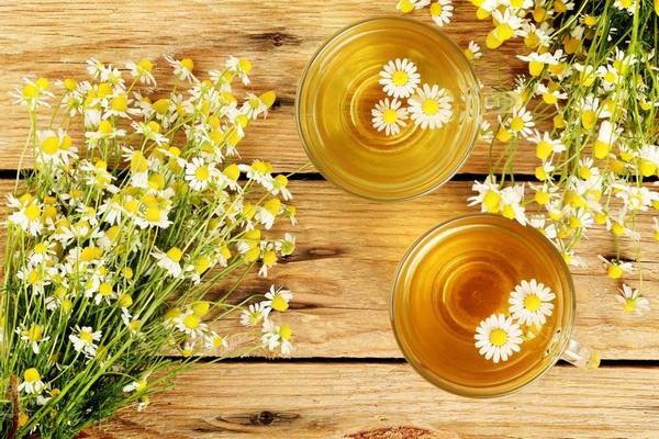 chamomile natural ingredients to whiten nails