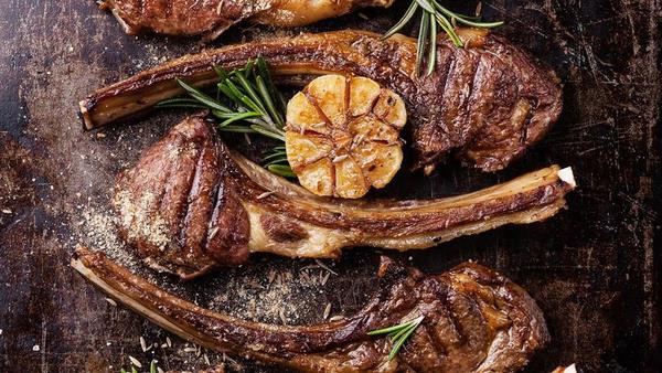 grilled lamb chops Easter lunch and dinner menu