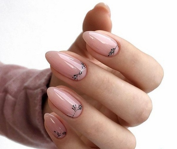 nude nail art ideas spring manicure 