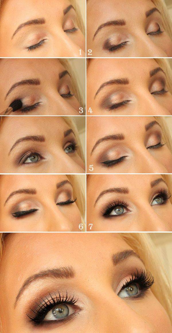 DIY Natural makeup smokey eye makeup tutorial
