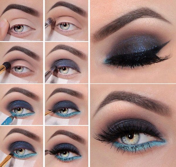 DIY prom makeup ideas tutorial smokey eye