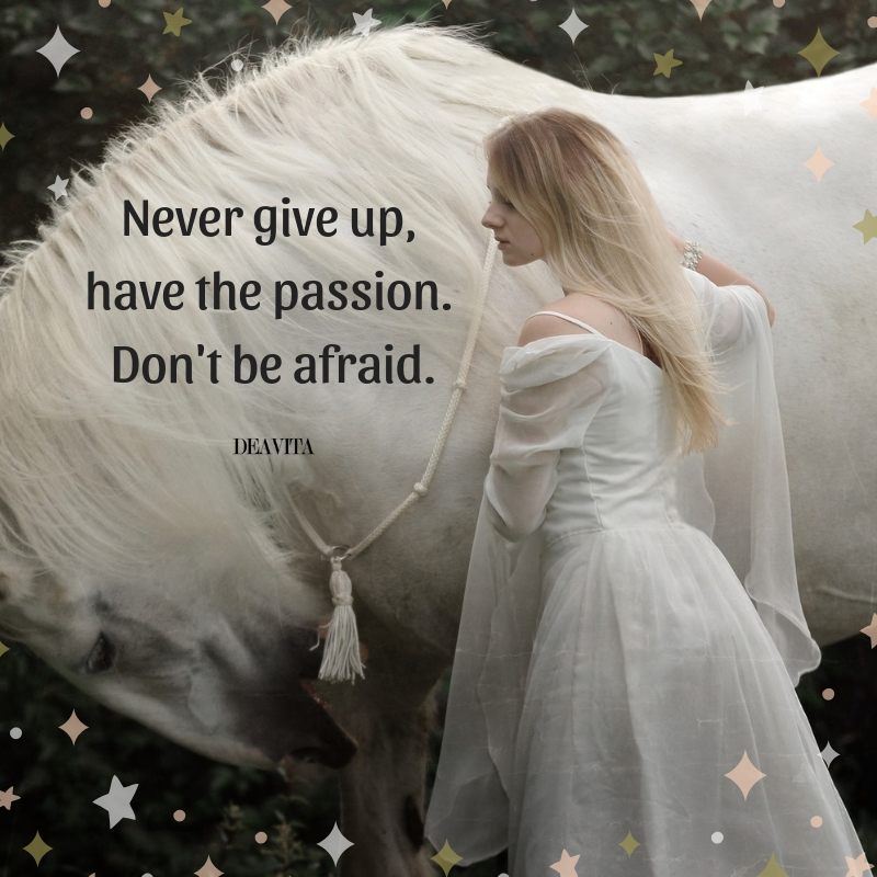 Short motivational quotes Never give up have the passion