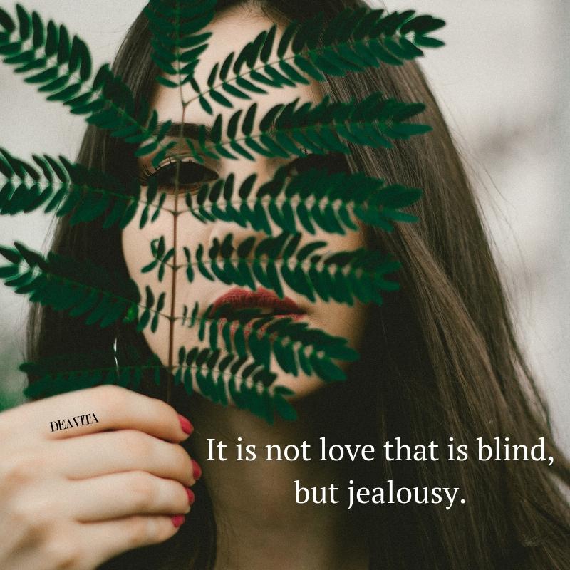 Short quotes about love and jealousy