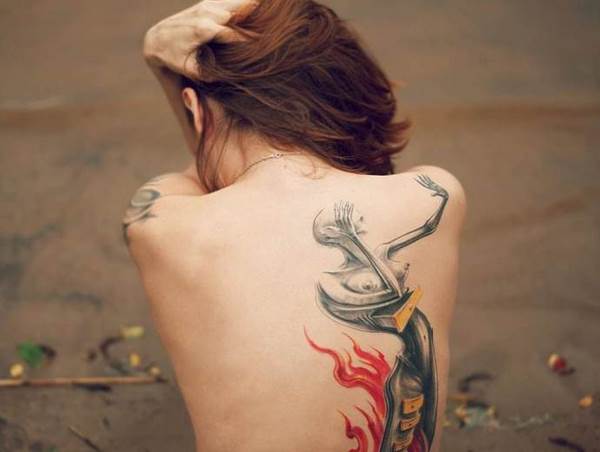 back tattoos for men and women ideas