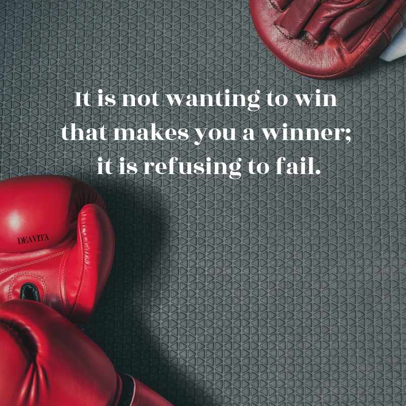 being a winner inspirational quotes about hope and determnation