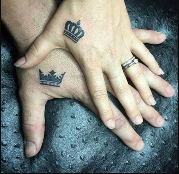 crown tattoos designs wedding tattoo ideas