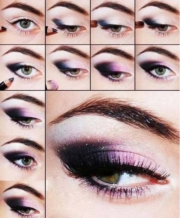 makeup for prom ideas galaxy eyes tutorial