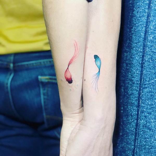 small tattoo design ideas for couples friends and family