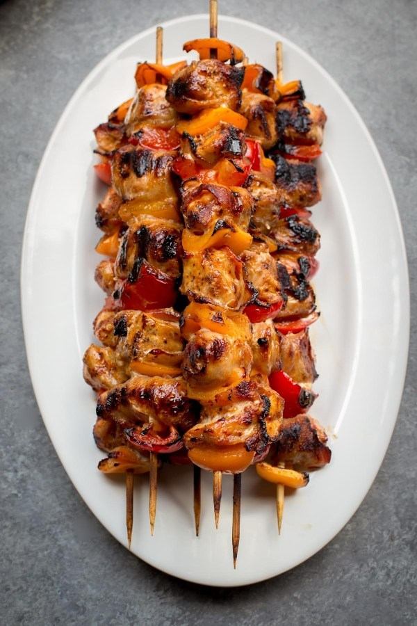 grilled skewers ideas for picnic Bacon Wrapped Pork Kabobs Recipe 