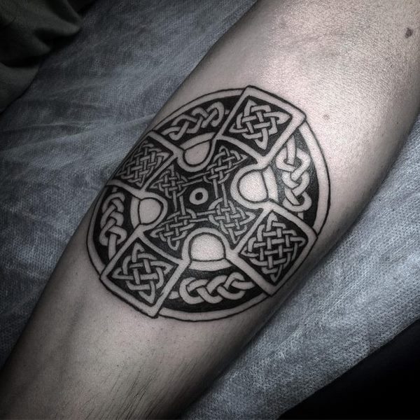 Celtic Cross Tattoo forearm ideas for men