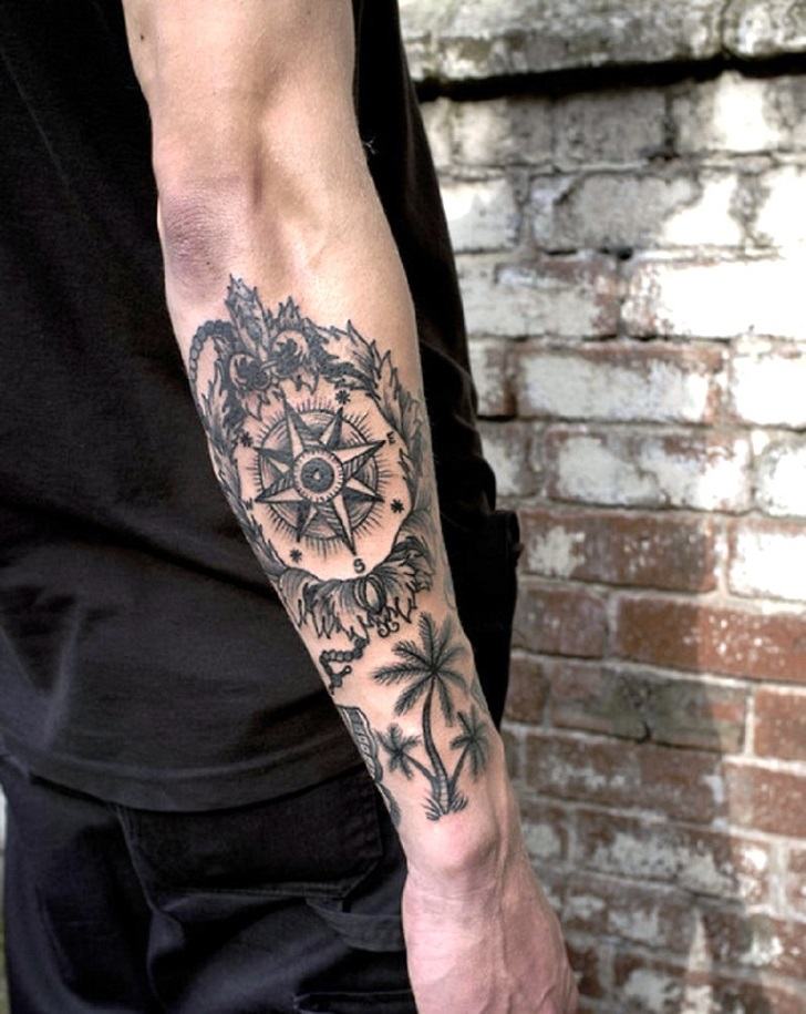 Compass Tattoos Meaning And Fantastic Design Ideas For Men