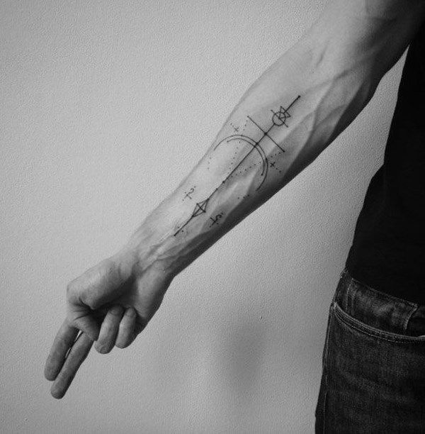 Super cool and masculine forearm tattoo ideas