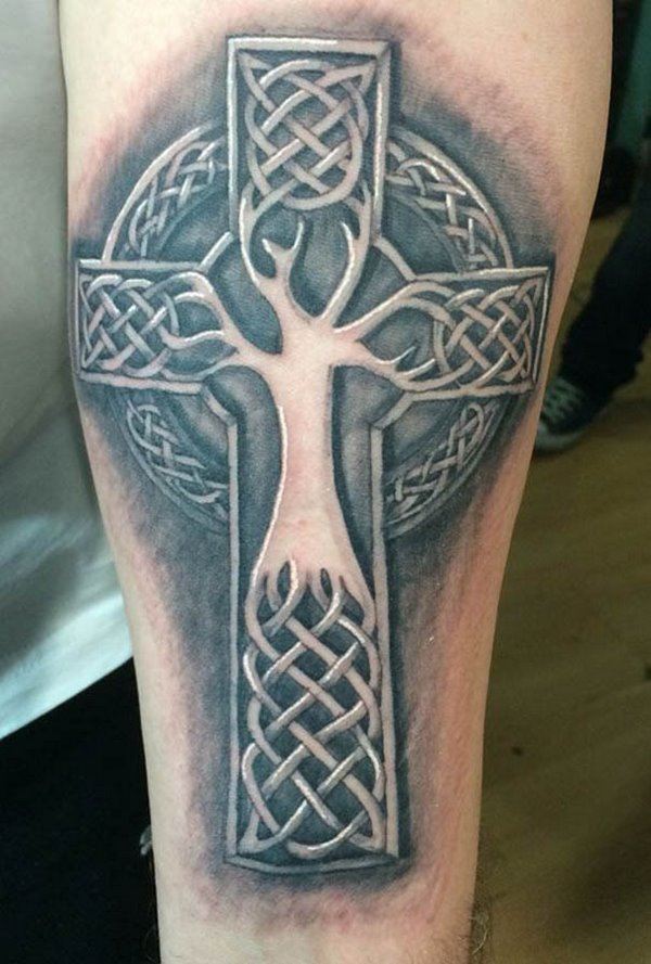 Unique Celtic tattoos knots cross tree of life