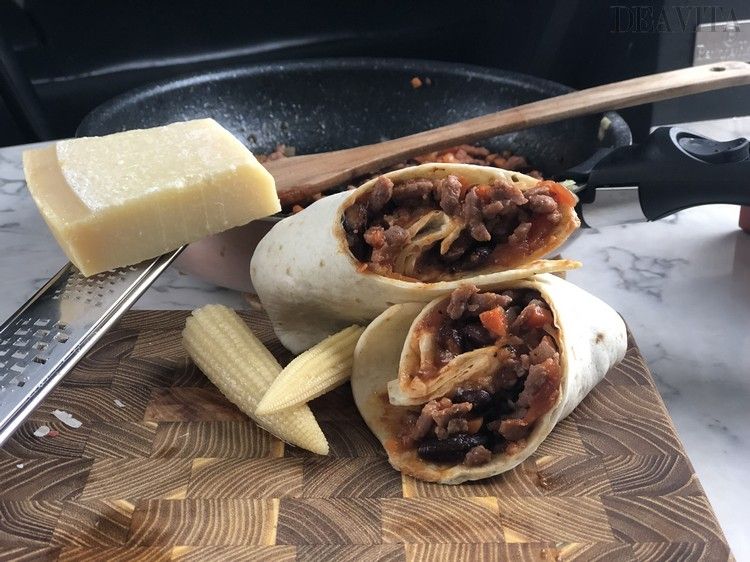burrito wraps recipe serve with baby corn