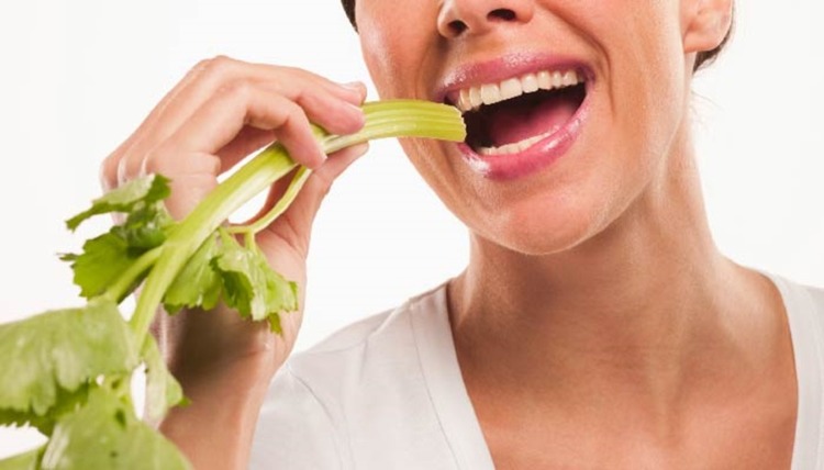 celery prevents formation of cavities and other dental diseases