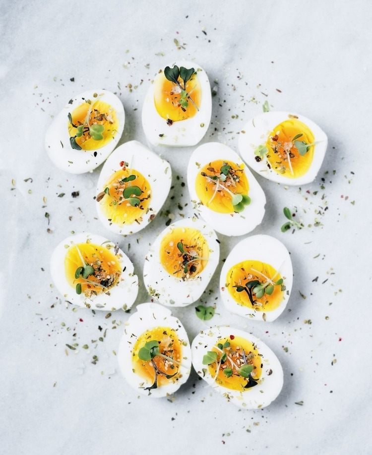 eat protein rich foods as boiled eggs and spice