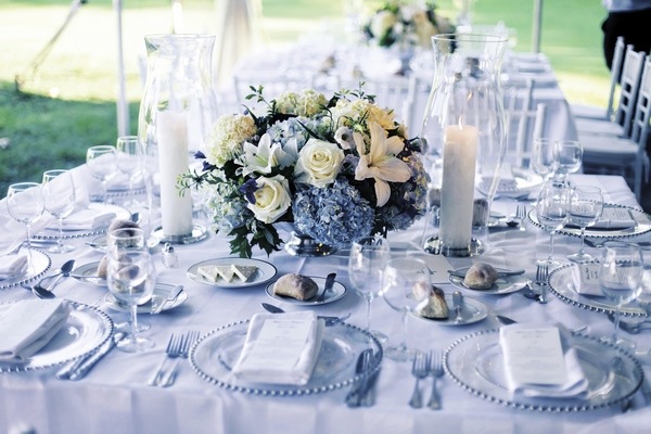 marine theme wedding table decorating ideas