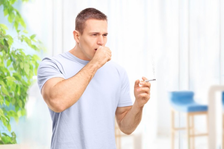 quit smoking and reduce coughing and wheezing