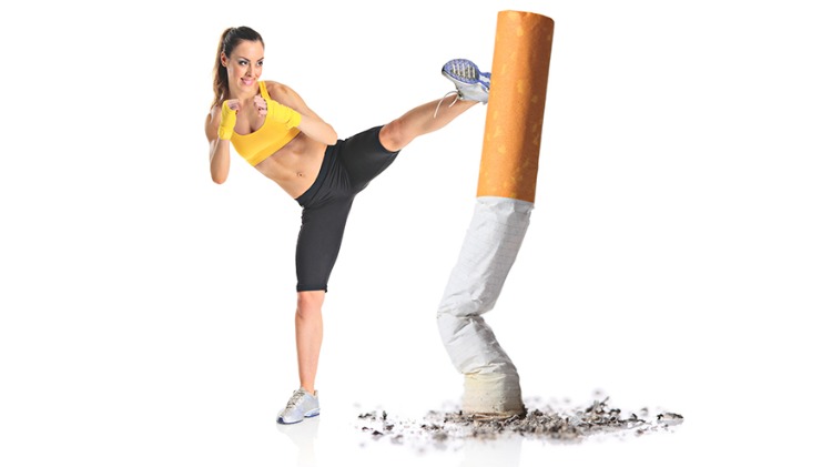 quit smoking for better physical condition