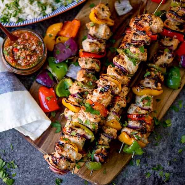 Grilled chicken skewers recipes basic rules for tender juicy meat