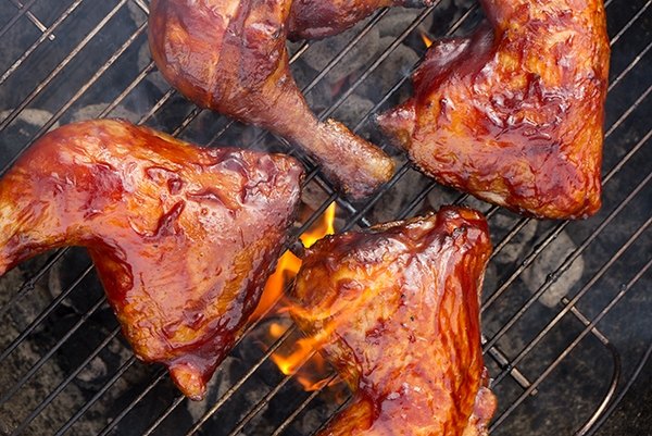 Marinated chicken legs on the grill how to cook perfectly