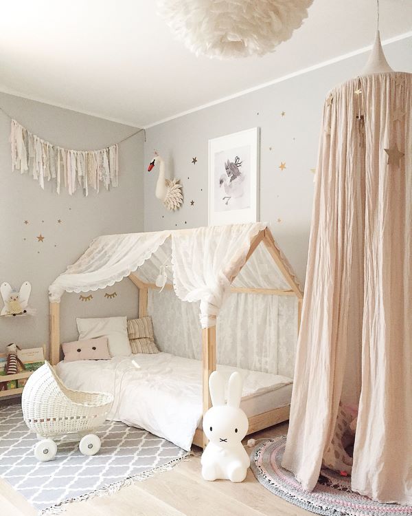 Montessori bedroom ideas house bed neutral colors 