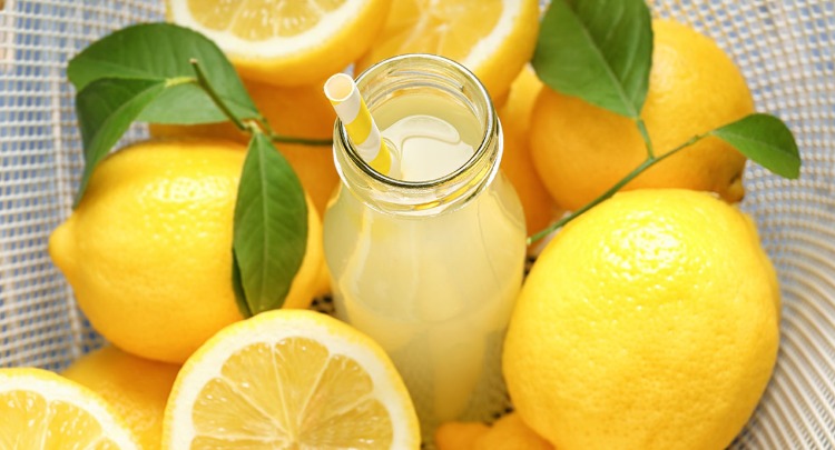 drink freshly squeezed lemon juice every day 