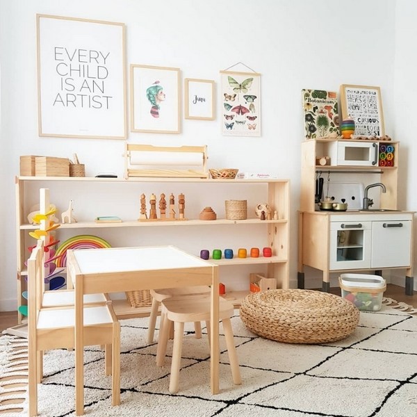 how to choose furniture for Montessori nursery room