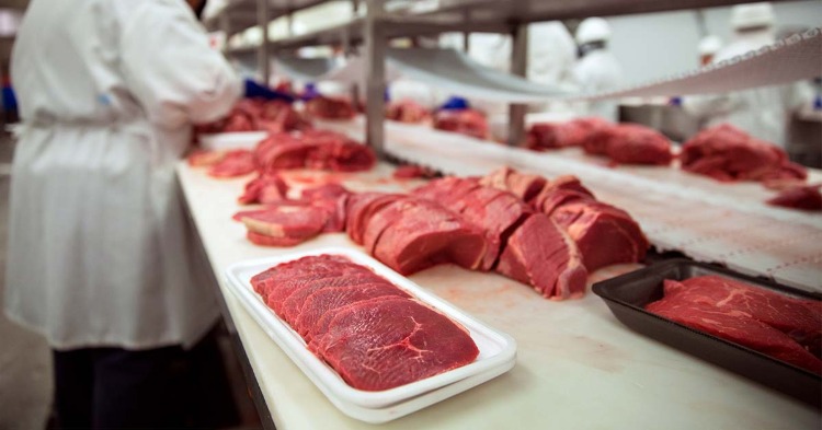 meat processing in a factory can be polluting environment