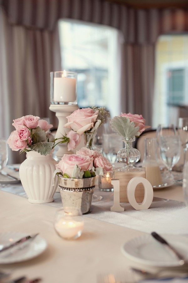 shabby chic table decorating ideas centerpieces 