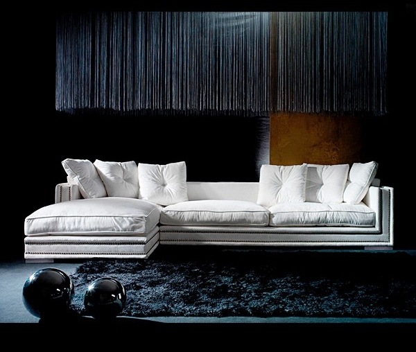 modern living room design ideas white modular sofa with white upholstery 